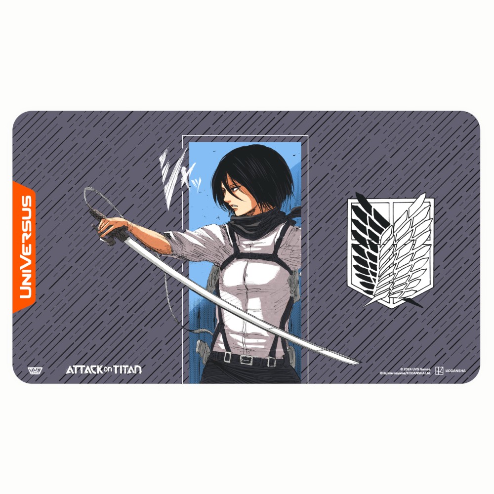 UniVersus - Attack on Titan Playmat - Battle for Humanity: Mikasa