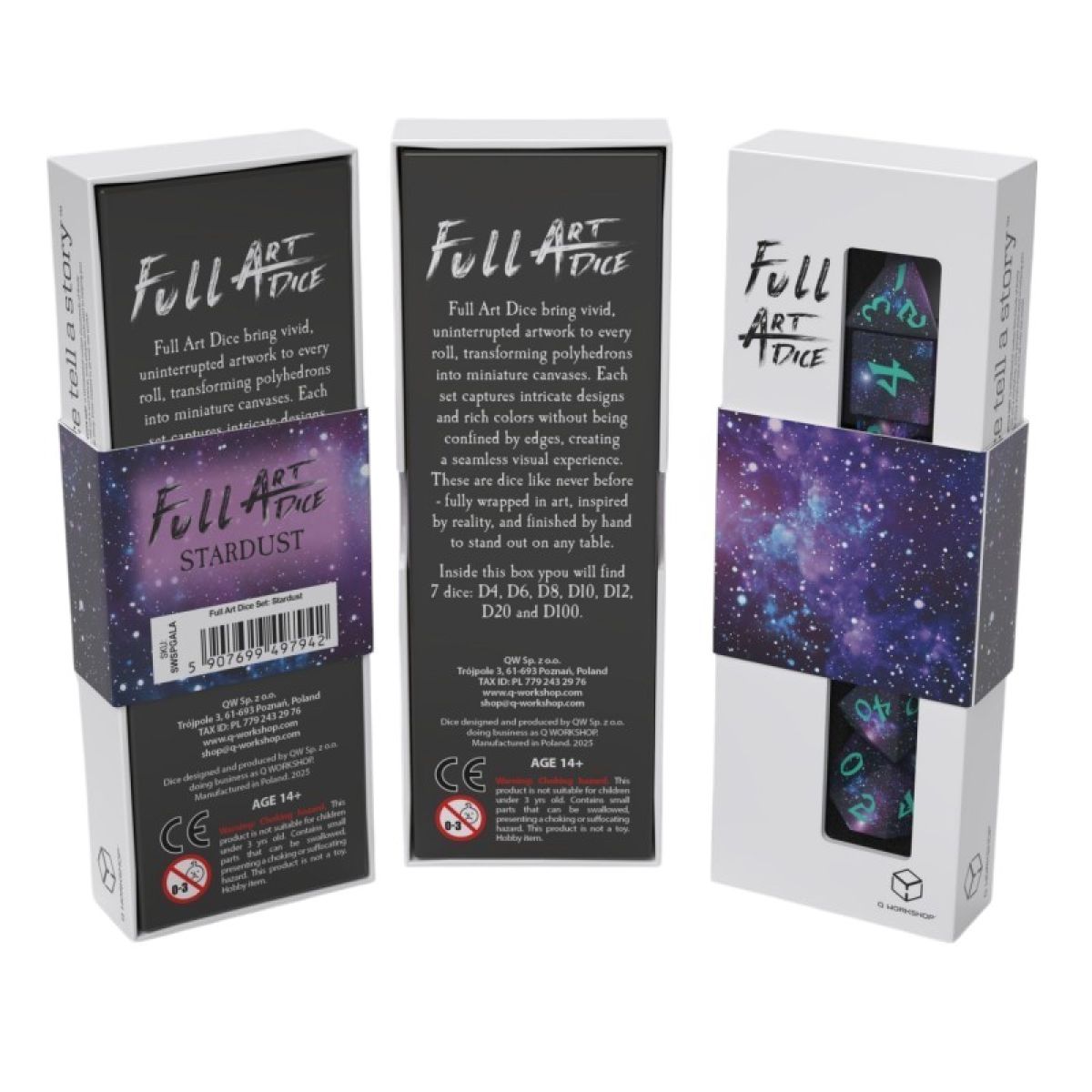 QW – Full Art Dice Set: Stardust