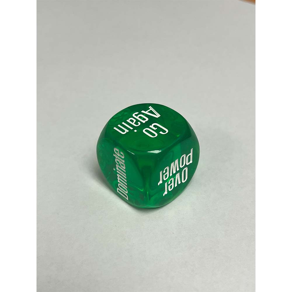 25mm Single Dice - Tunic (Clear Green) - Image 2