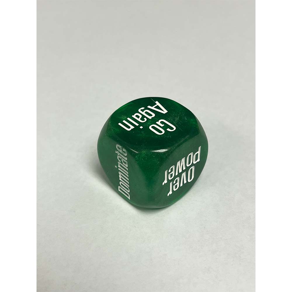 25mm Single Dice - Tunic (Marble Green) - Image 2