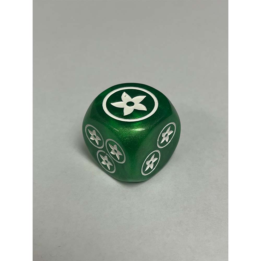 25mm Single Dice - Tunic (Marble Green)