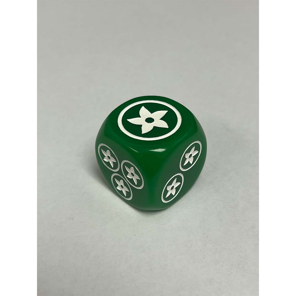 25mm Single Dice - Tunic (Opaque Green)