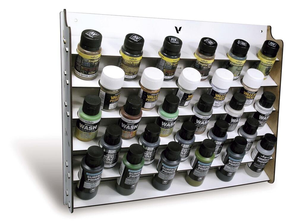 Vallejo - Accessories - Wooden Wall Mounted Paint Display