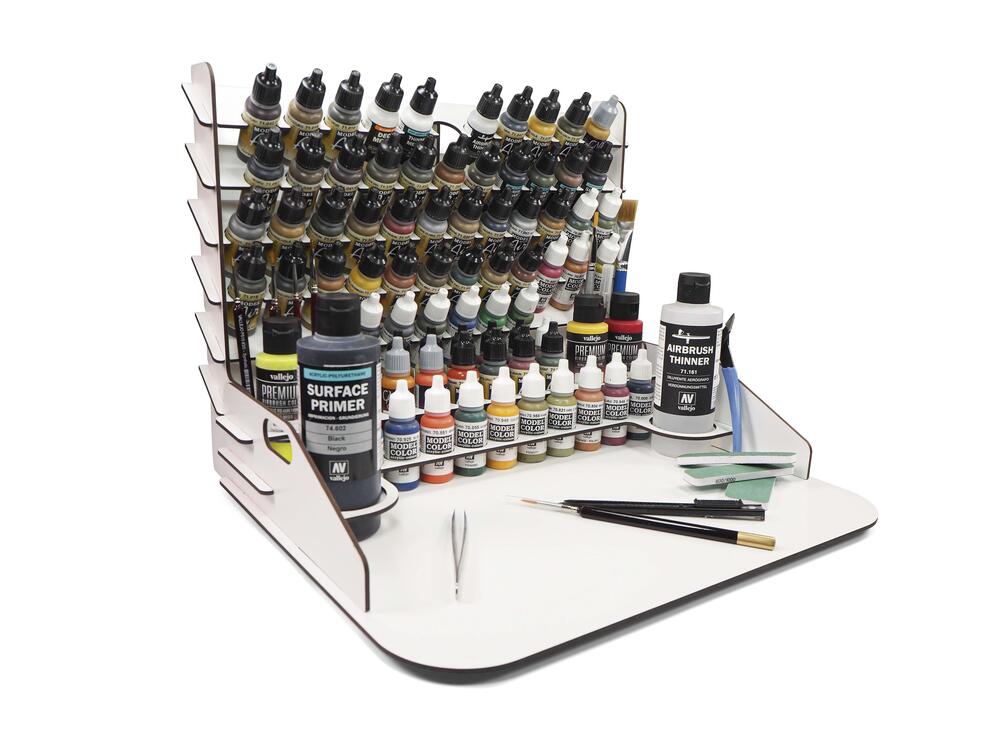 Vallejo - Paint Display and Work Station with Vertical Storage 40 x 30 cm
