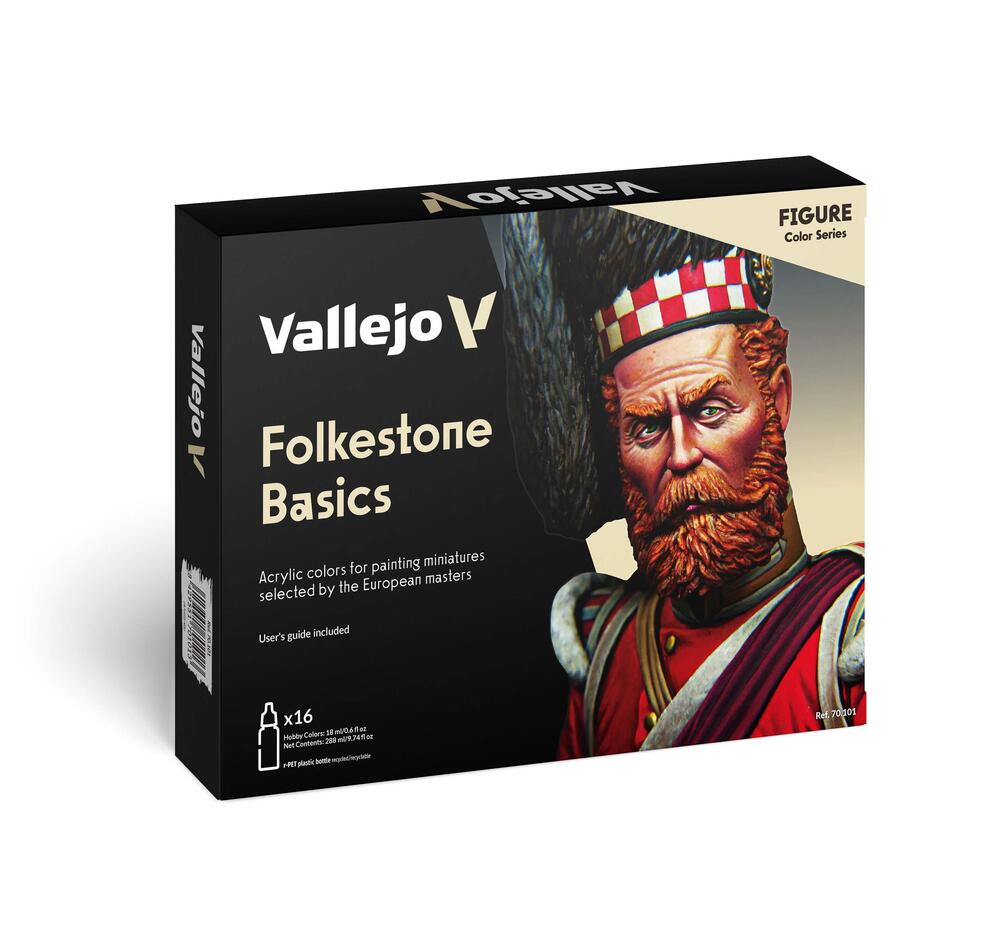 Vallejo - Folkestone Basics - Figure / 16 Colors set