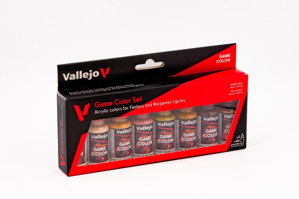 Vallejo - Game Color - 8 Colors set - Skin Tone