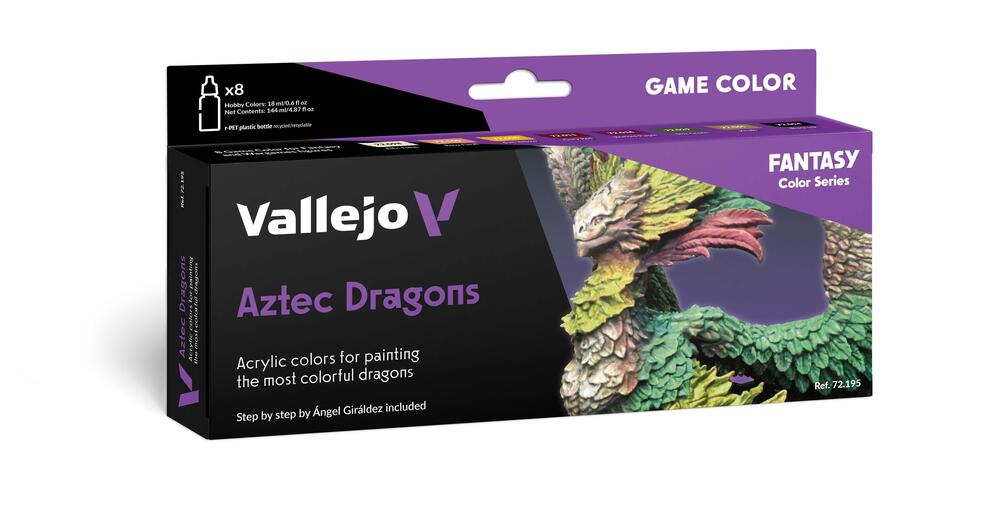 Vallejo - Game Color - 8 Colors set - Aztec Dragons