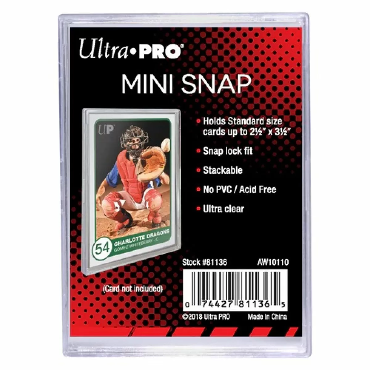 Ultra Pro: Mini Snap Card Holder