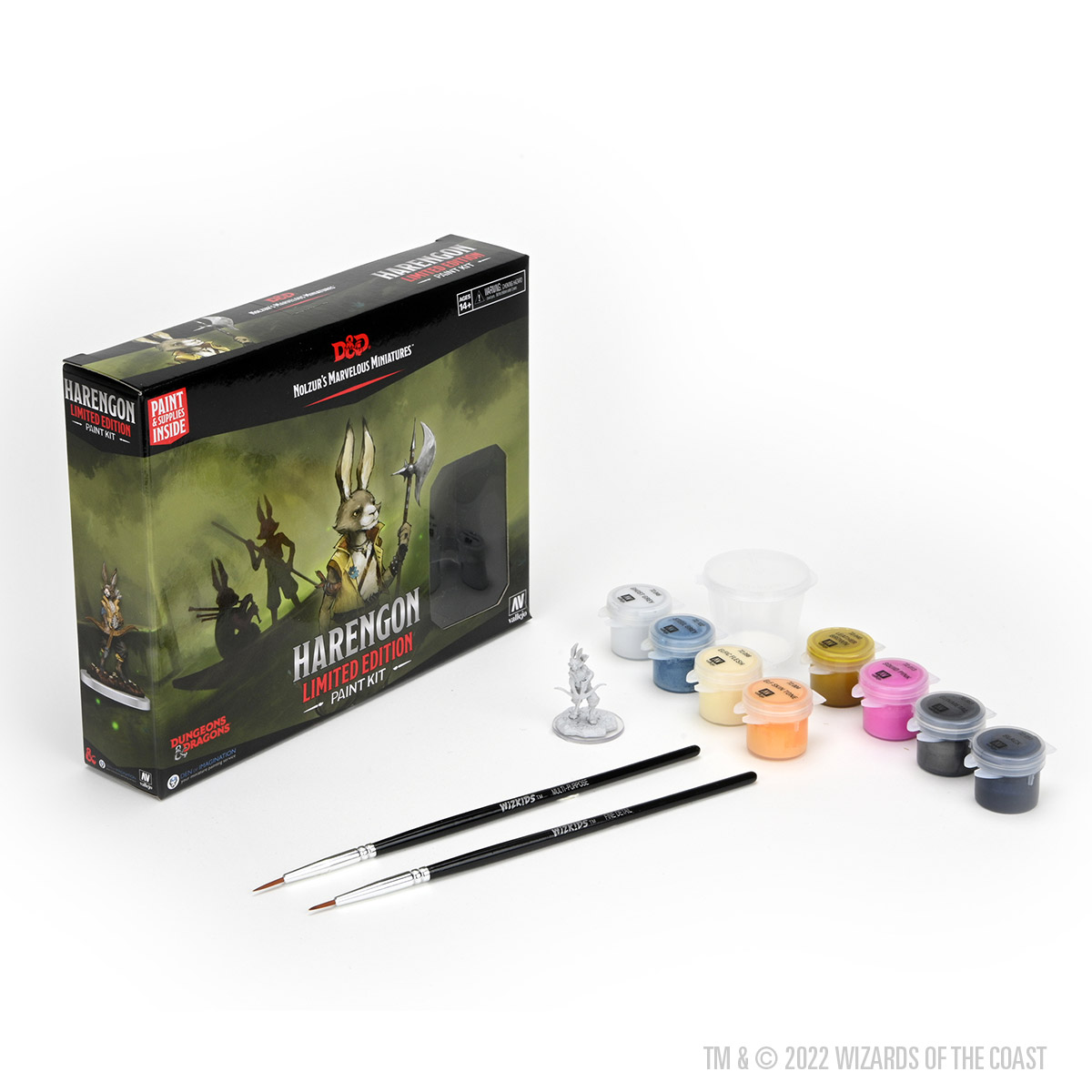 D&D Nolzur’s Marvelous Miniatures: Paint Night Kit - Harengon Limited Edition