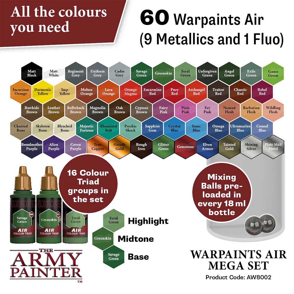 AP - Warpaints: Air Mega Set - Image 2