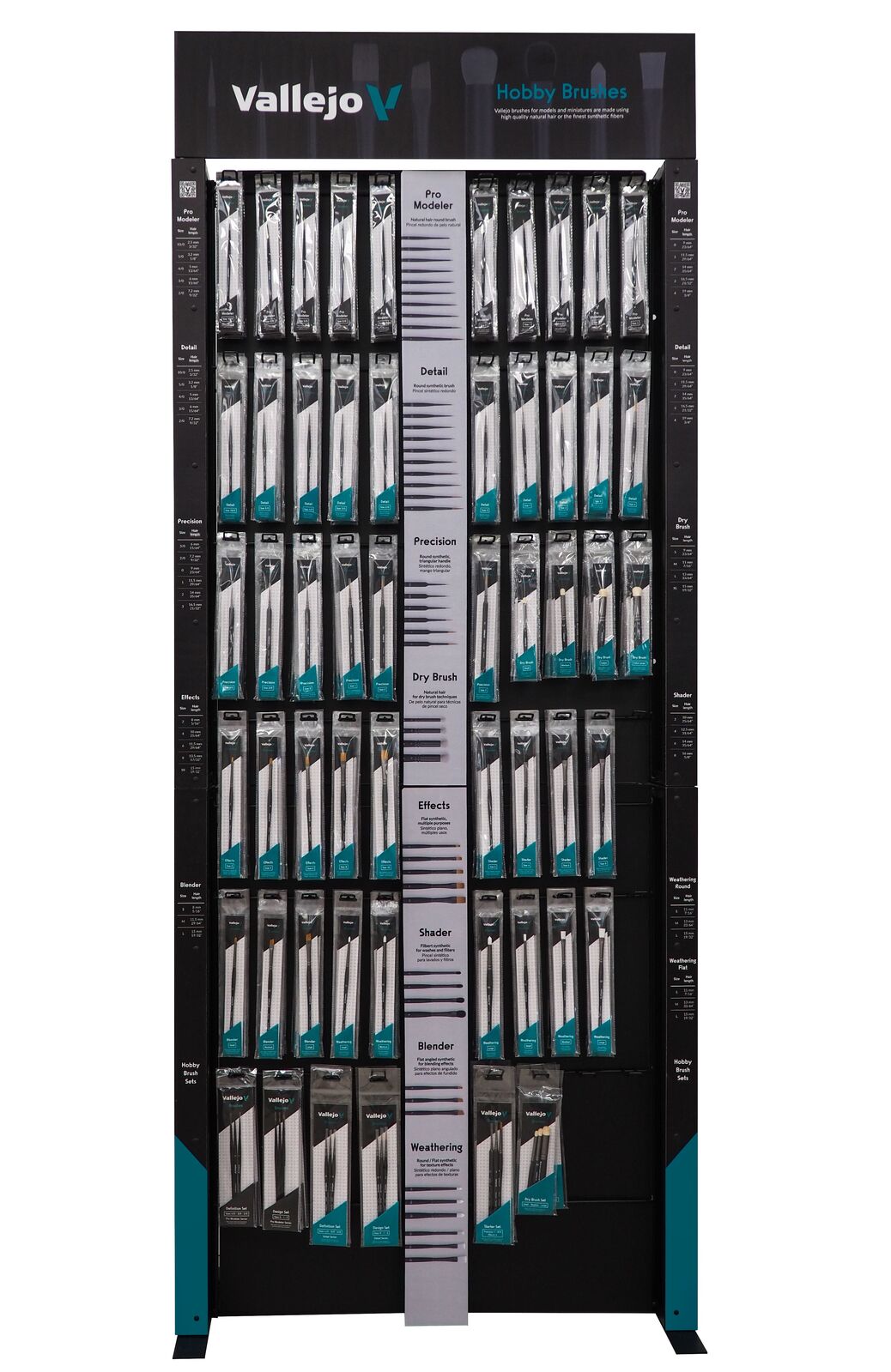 Vallejo - Brush - Full Range - Complete assortment (48 refs + 6 sets)