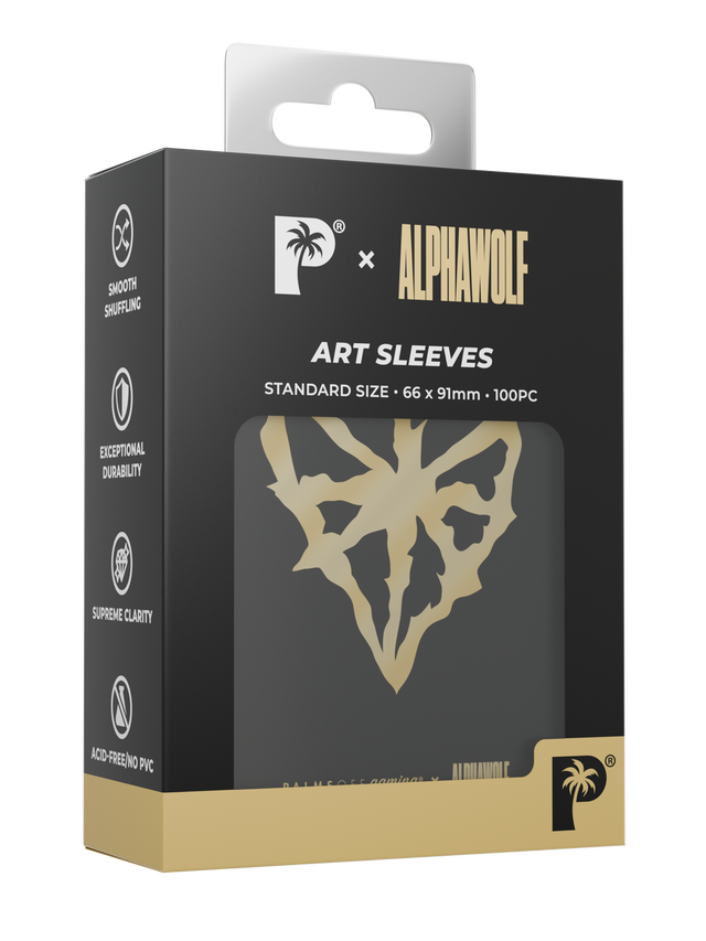 Palms Off Artist Series Deck Sleeves (100pc) – Alpha Wolf