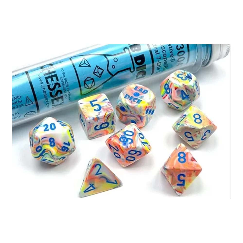 Chessex - Festive Polyhedral Kaleidoscope/Blue