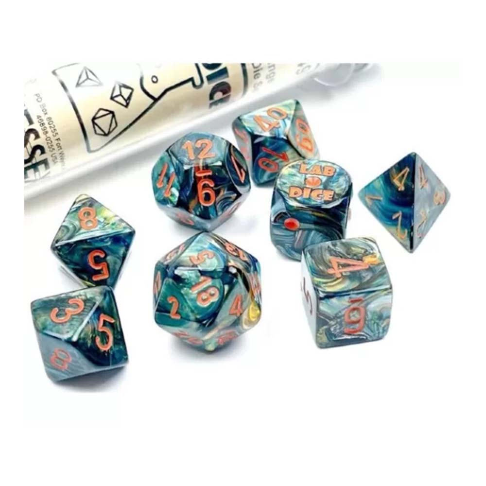 Chessex - Lustrous Polyhedral Alpestris/Orange