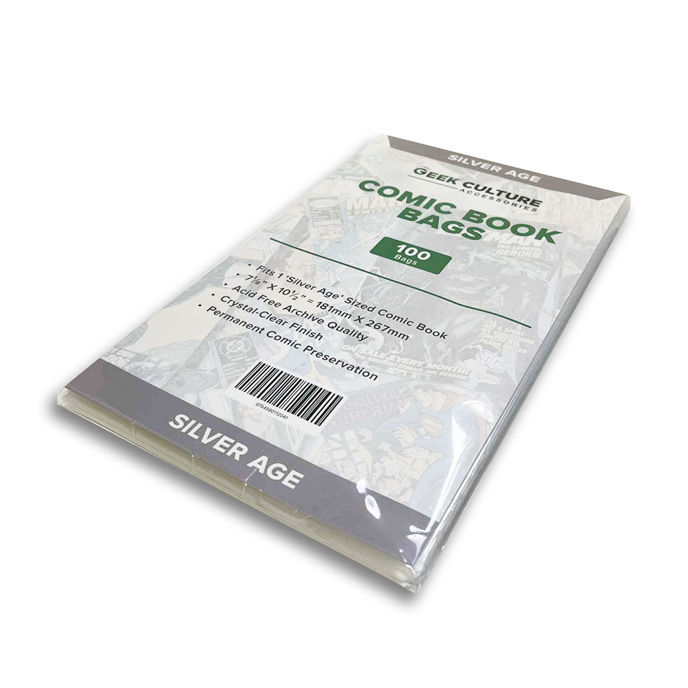 Geek Culture - Comic Bag Silver Age (100ct)
