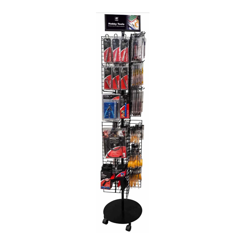 Vallejo - Hobby Tools - Complete Tools Assortment Stand Display (Stand with Stock)