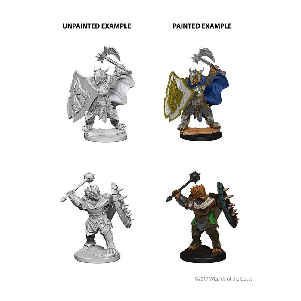D&D Nolzur's Marvelous Miniatures Marvelous Unpainted: Dragonborn Male