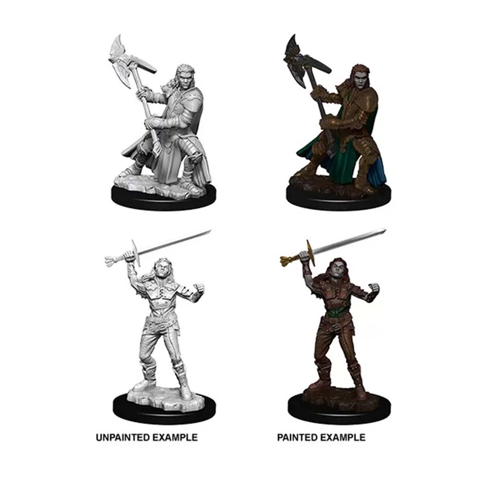 D&D Nolzur's Marvelous Miniatures: Female Half-Orc Fighter