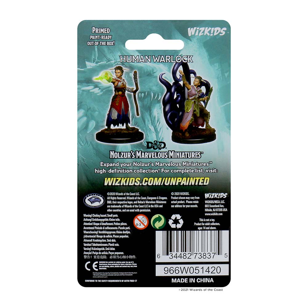 D&D Nolzur's Marvelous Miniatures: Female Human Warlock - Image 2