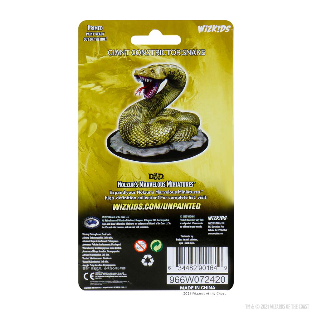 D&D Nolzur's Marvelous Miniatures: Giant Constrictor Snake - Image 2