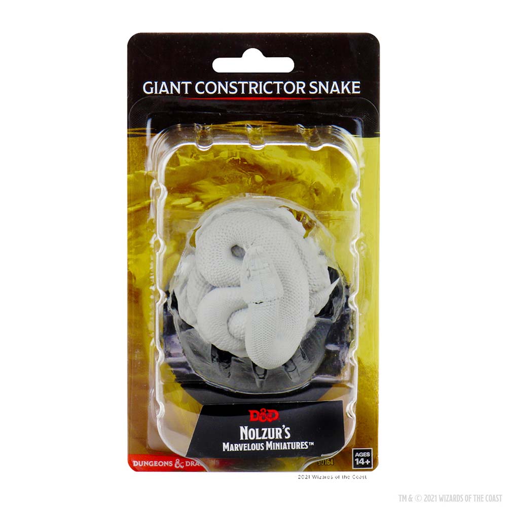 D&D Nolzur's Marvelous Miniatures: Giant Constrictor Snake