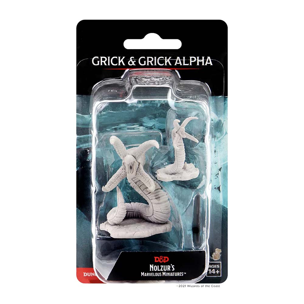 D&D Nolzur's Marvelous Miniatures: Grick & Grick Alpha