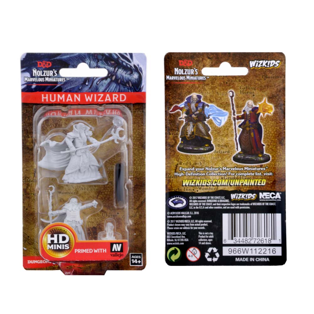 D&D Nolzur's Marvelous Miniatures: Human Male Wizard