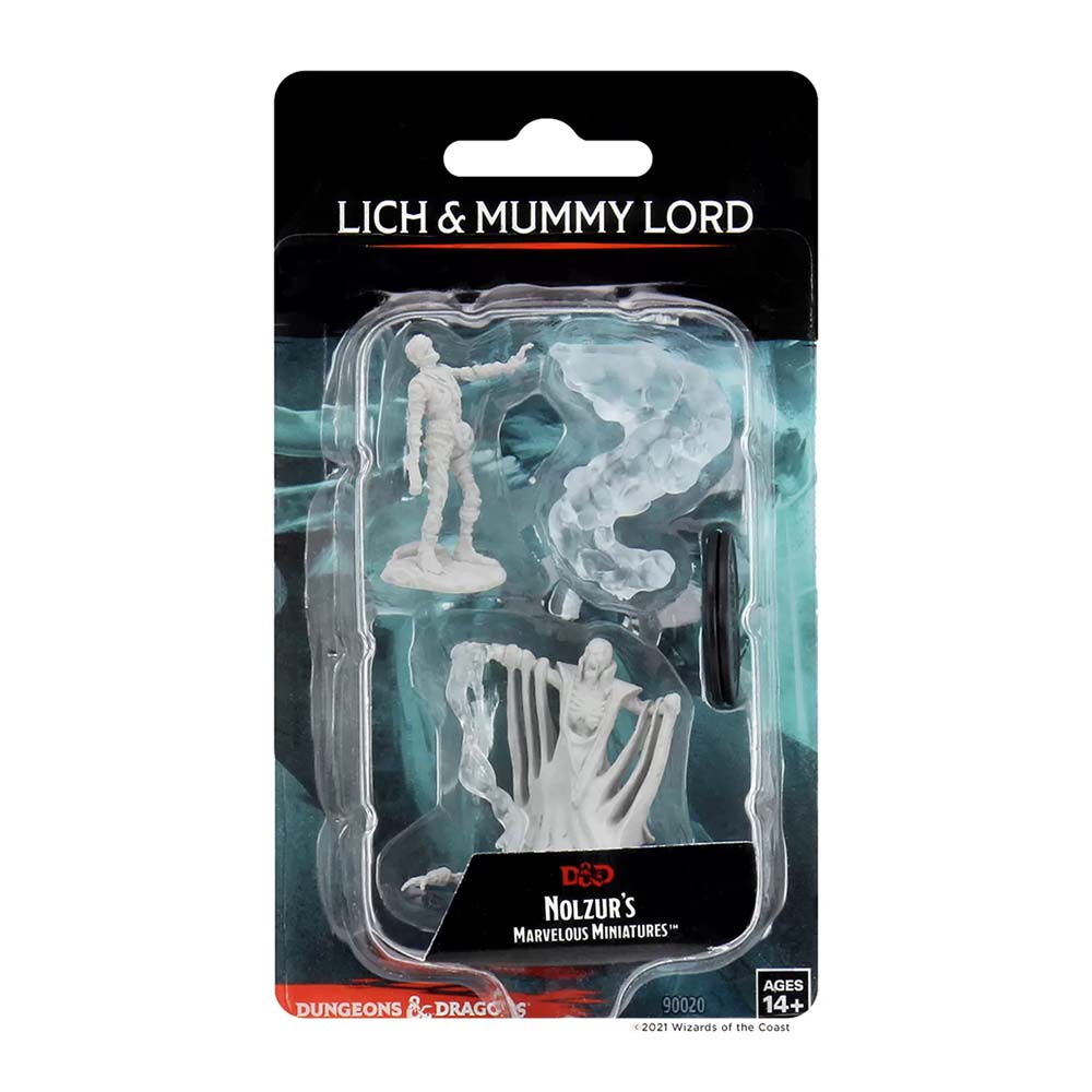 D&D Nolzur's Marvelous Miniatures: Lich & Mummy Lord