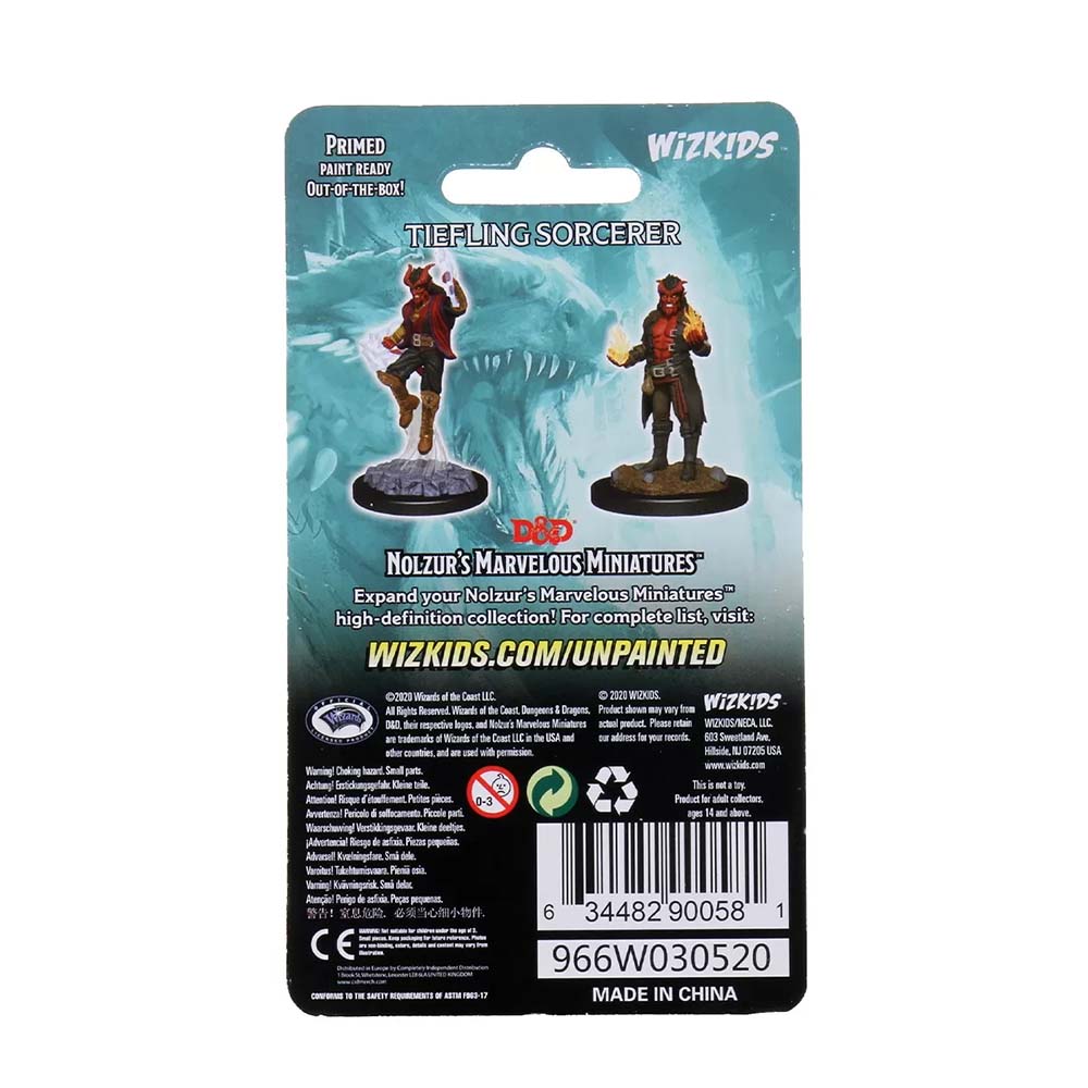 D&D Nolzur's Marvelous Miniatures: Male Tiefling Sorcerer - Image 2