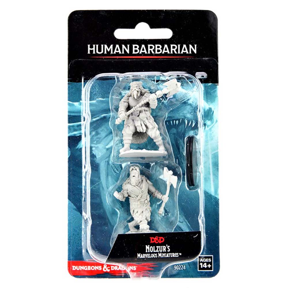 D&D Nolzur's Marvelous Miniatures: Human Barbarian Male