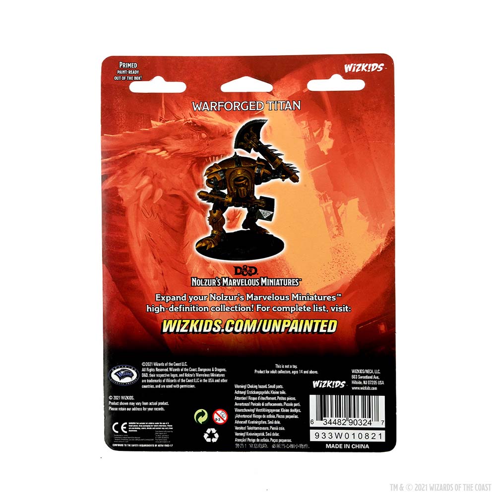 D&D Nolzur's Marvelous Miniatures: Warforged Titan - Image 2