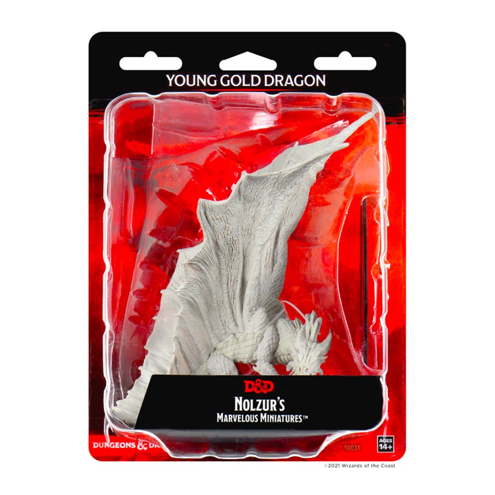 D&D Nolzur's Marvelous Miniatures: Young Gold Dragon