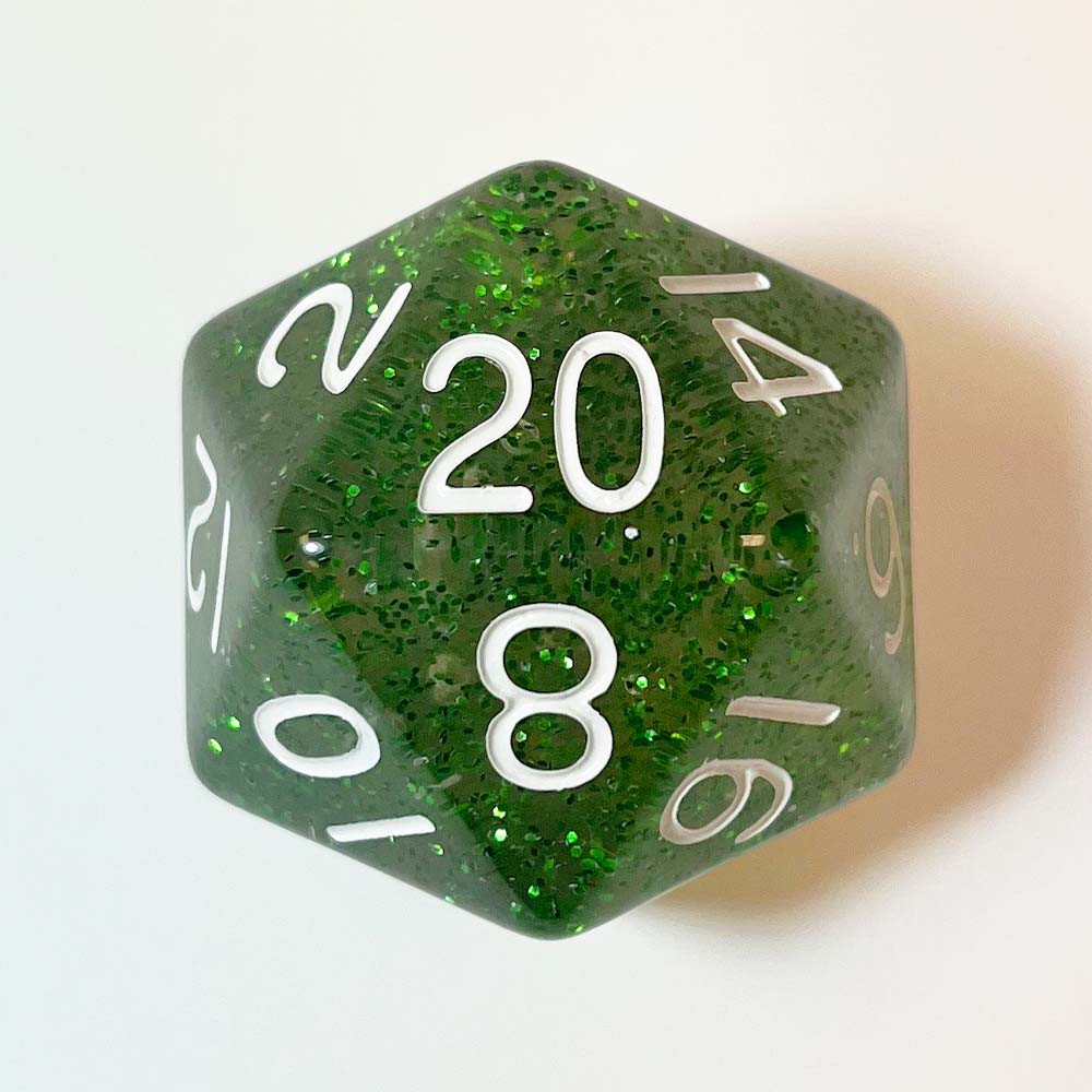 MDG - Mega Acrylic d20: Ethereal Green