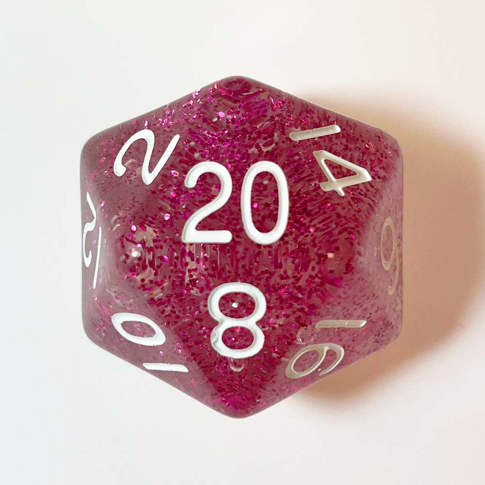 MDG - Mega Acrylic d20: Ethereal Light Purple
