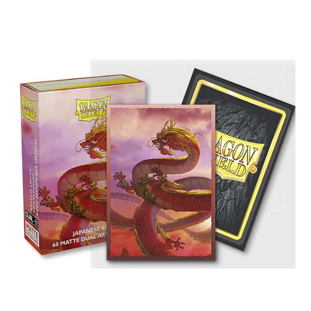 DS JPN Sleeves (60) Wood Dragon 2024 Brushed Art