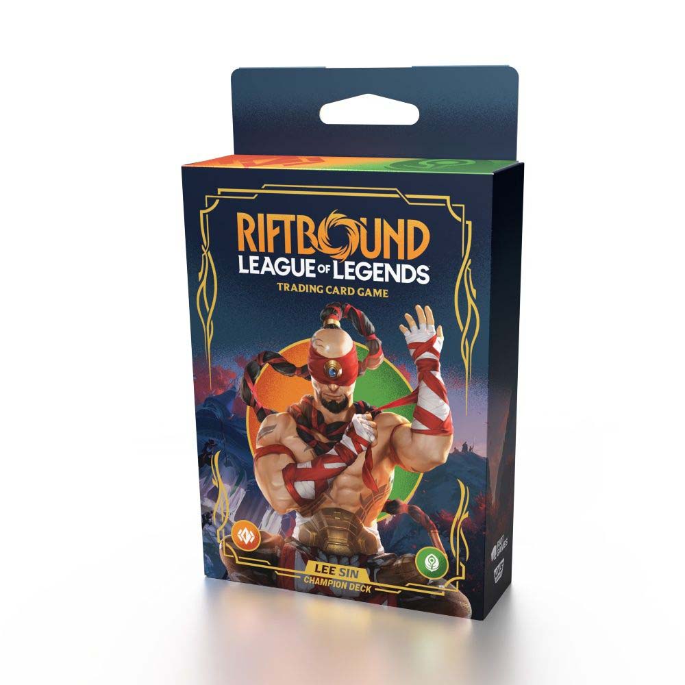 Riftbound: League of Legends TCG - Origins Champion Deck: Lee Sin Display