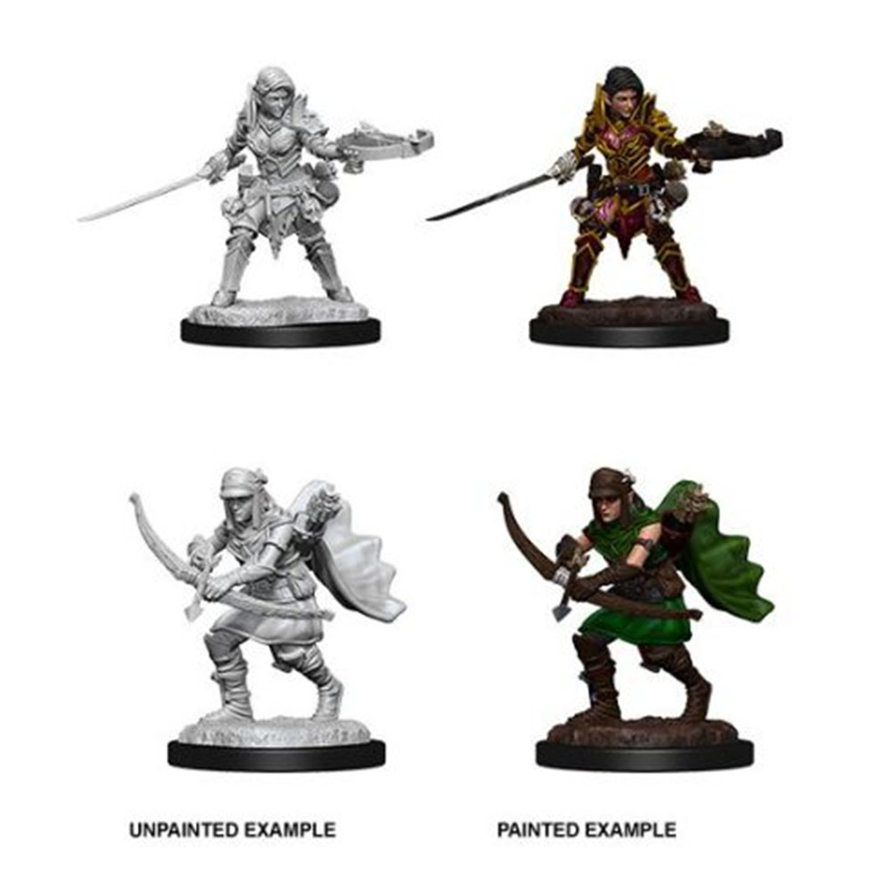 Pathfinder Battles Deep Cuts: Female Half-Elf Ranger