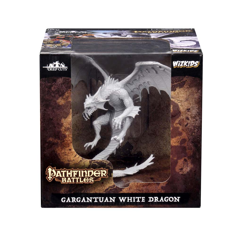 Pathfinder Battles Deep Cuts - Gargantuan White Dragon - Image 2