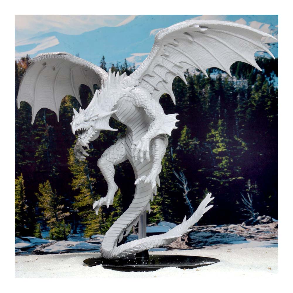 Pathfinder Battles Deep Cuts - Gargantuan White Dragon