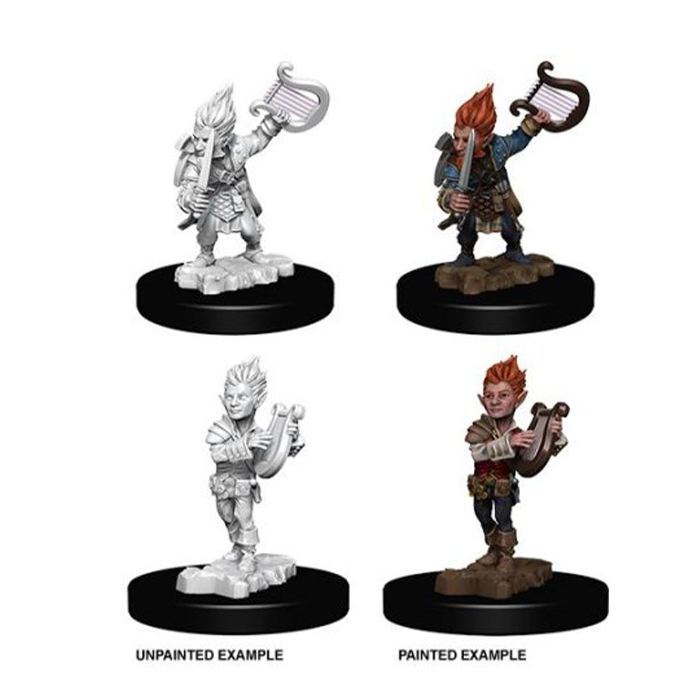 Pathfinder Battles Deep Cuts: Gnome Male Bard