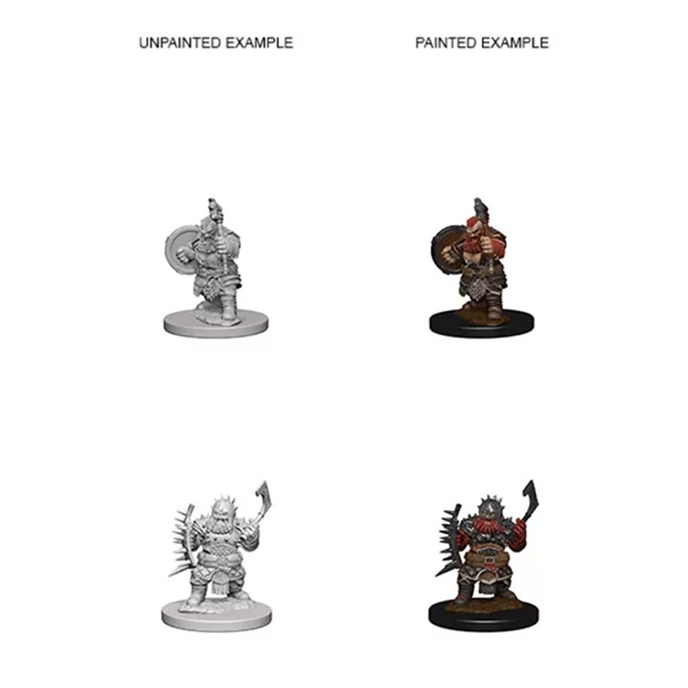Pathfinder Deep Cuts Unpainted Minis: Dwarf Male Barbarian