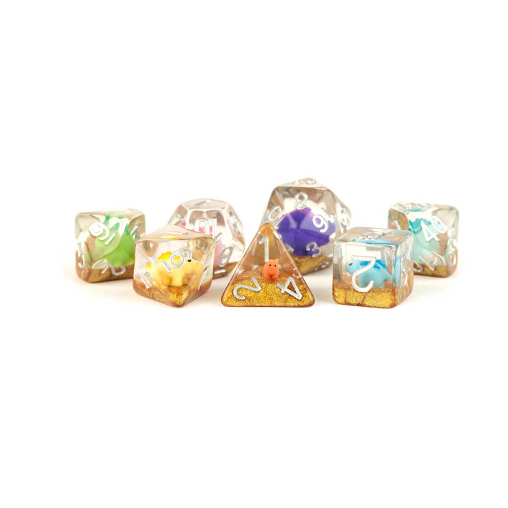 MDG - Resin Poly Set: Rainbow Dinosaur