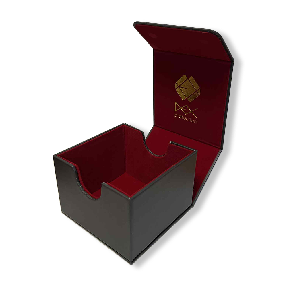 Dex Protection/Geek Culture - Side Loading Deck Box 133ct (Black) - Image 2