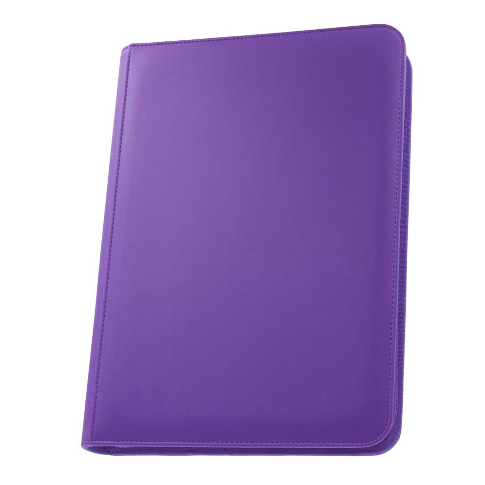 Palms Off STEALTH 9 Pocket Zip Binder - Purple