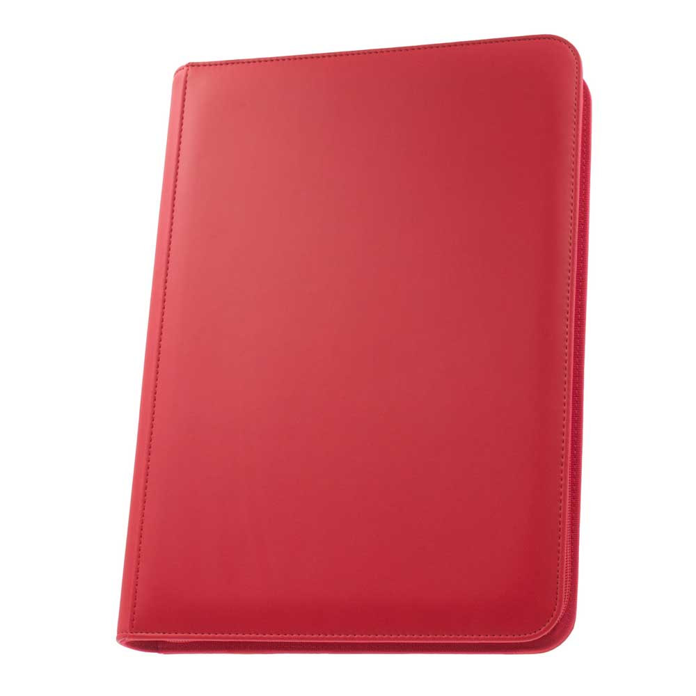 Palms Off STEALTH 9 Pocket Zip Binder - Red