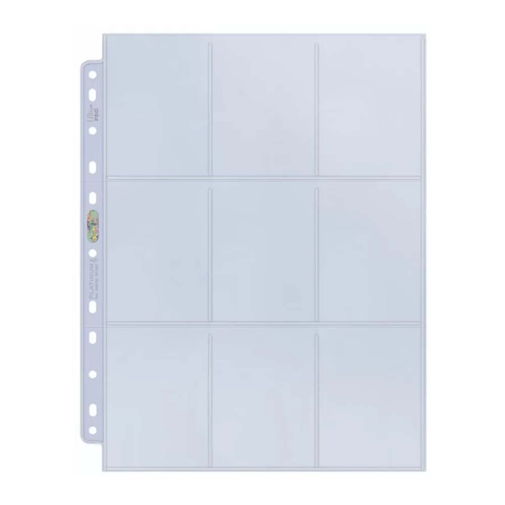 Ultra Pro: 9-Pocket Silver Series Page for Standard