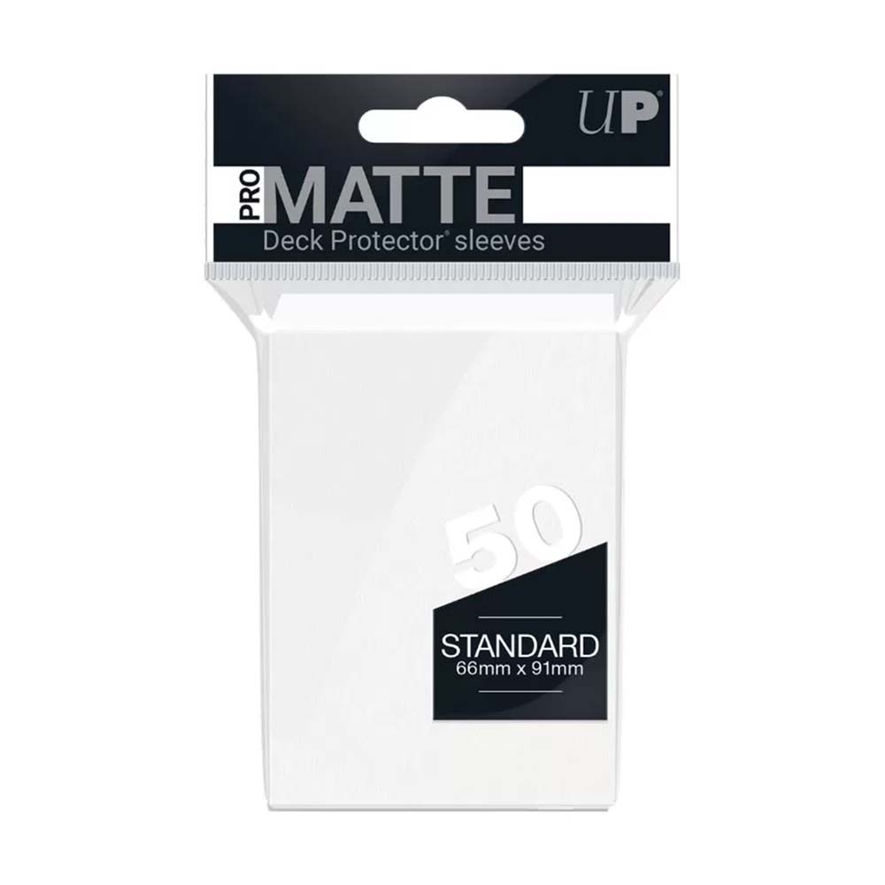 Ultra Pro: PRO-Matte 50ct Standard - White