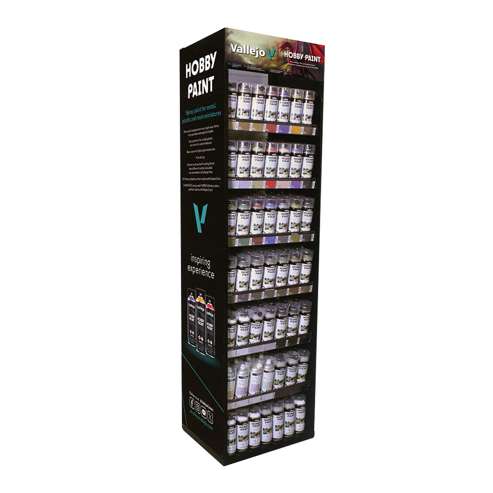 Vallejo - Aerosol - Complete Range - 31 Colors + 3 varnishes (34x6 units = 204 units)