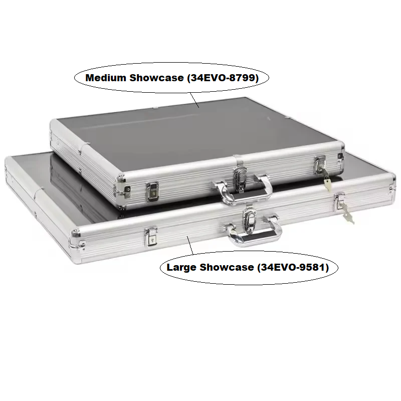 EVORETRO - Aluminium Acrylic Display Showcase - Medium - Image 3