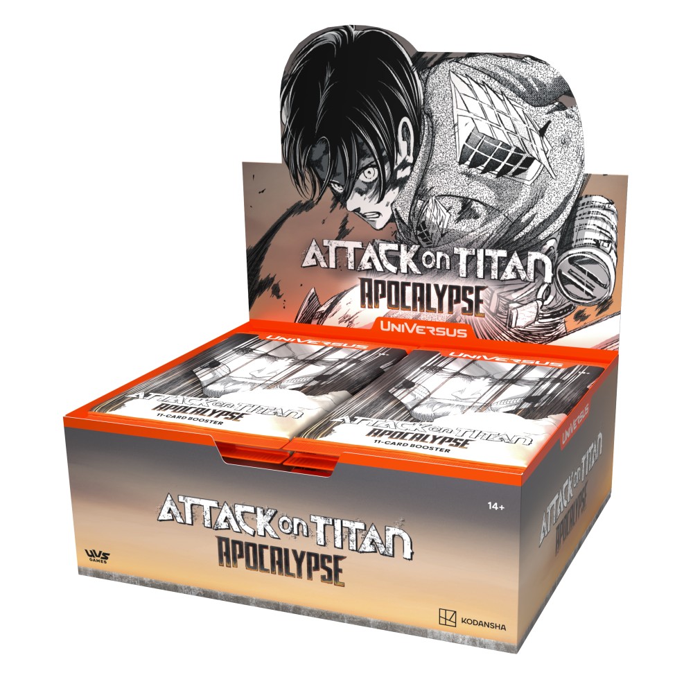 UniVersus - Attack on Titan: Apocalypse Booster Display
